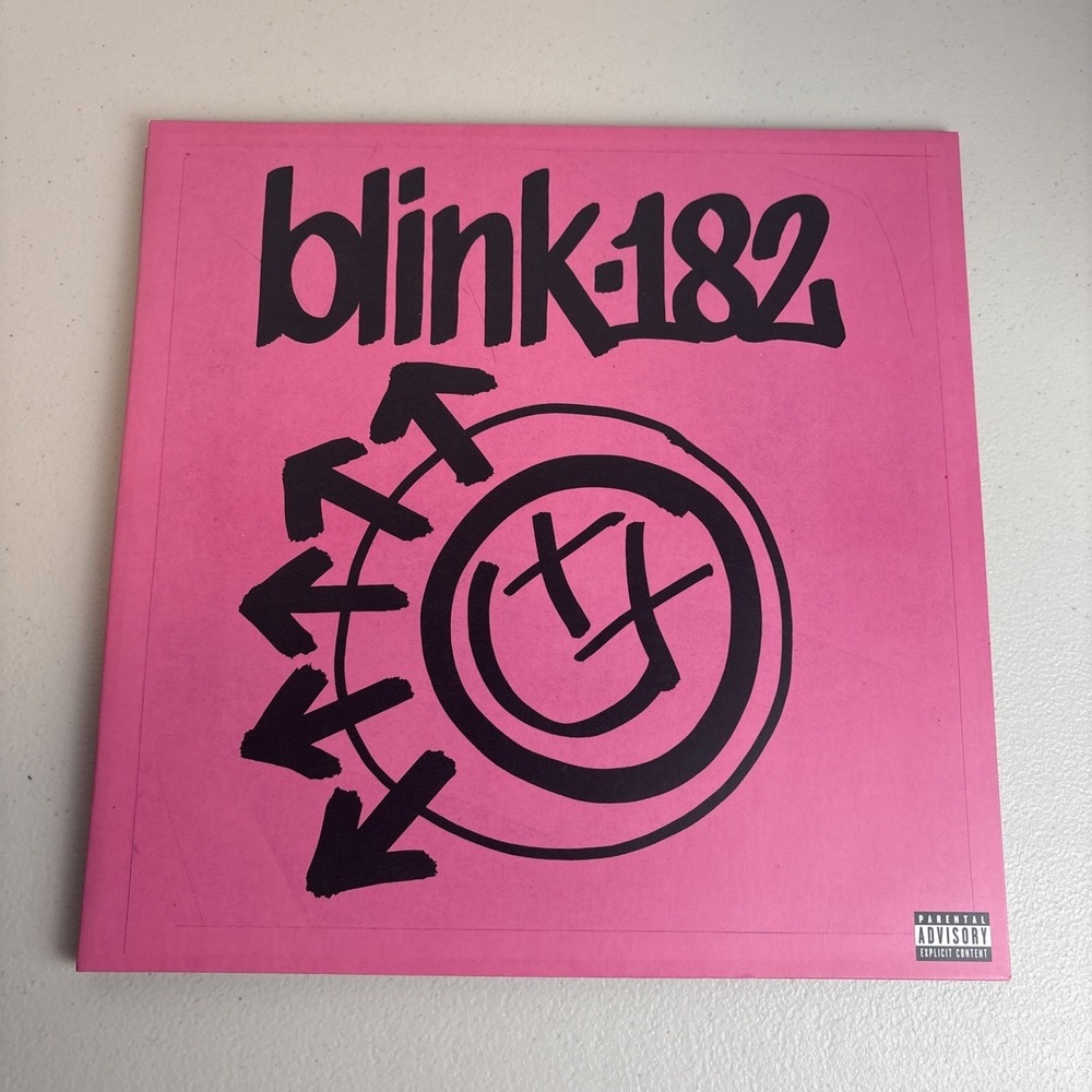 Blink 182 One More Time Pink 12 Inch Vinyl Record Limited Edition LP